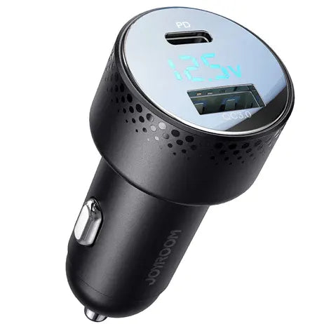 Joyroom Dual-Port (A+C) Digital Display Car Charger 53W - iCase Stores