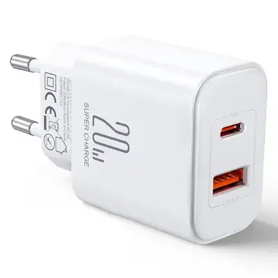 Joyroom Dual-Port Fast Charger Kit 20W - iCase Stores