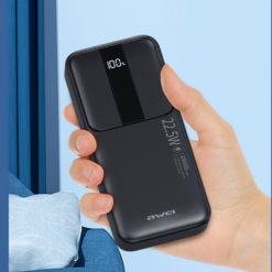 Awei Power Bank Portable Pocket Fast Charging With Detachable Cables 20000mAh / 22.5W - iCase Stores