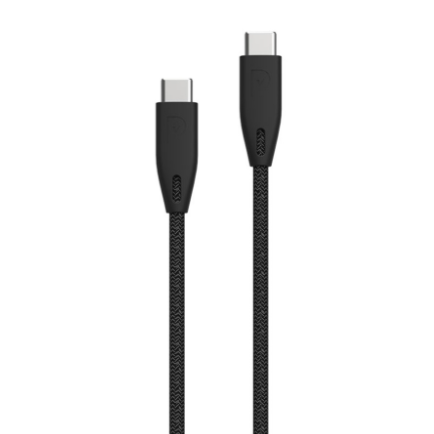 Powerology Braided USB-C to USB-C Cable 100W /2m - iCase Stores