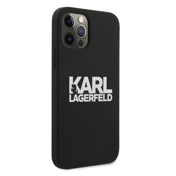 Silicone Black Case With Logo - Karl Lagerfeld - iCase Stores