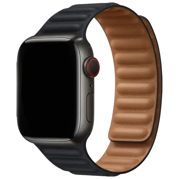 Spigen Leather Link Magnetic Suction Band For Apple Watch - iCase Stores