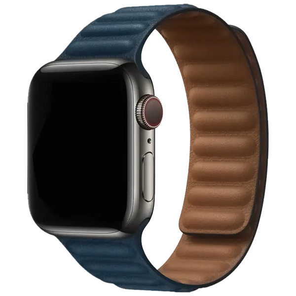 Spigen Leather Link Magnetic Suction Band For Apple Watch - iCase Stores