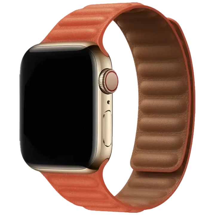 Spigen Leather Link Magnetic Suction Band For Apple Watch - iCase Stores