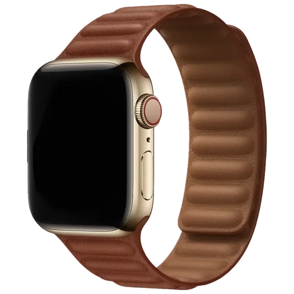 Spigen Leather Link Magnetic Suction Band For Apple Watch - iCase Stores