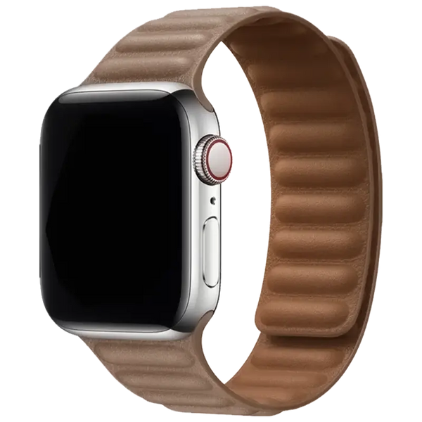 Spigen Leather Link Magnetic Suction Band For Apple Watch - iCase Stores