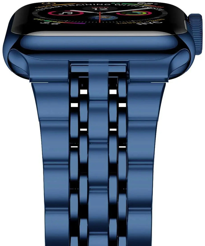 Stainless Steel Bracelet for Apple Watch - Blue - iCase Stores