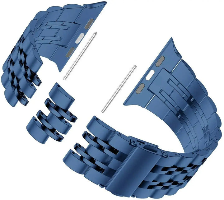 Stainless Steel Bracelet for Apple Watch - Blue - iCase Stores