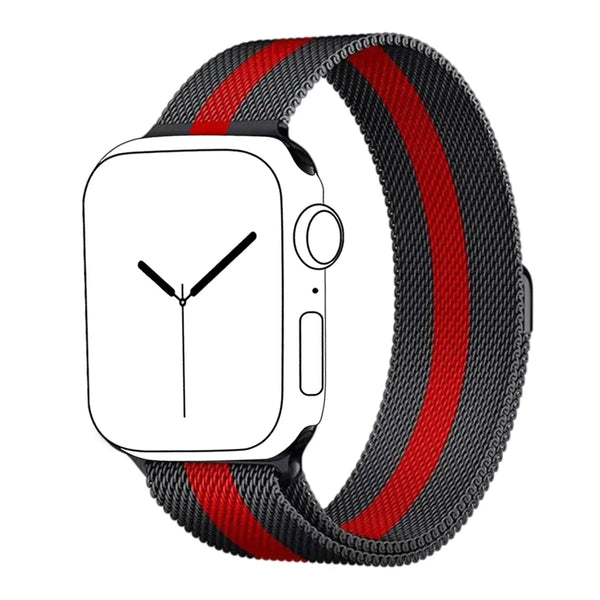 Stainless Steel Strap Band with Magnetic Closure for Apple Watch - iCase Stores