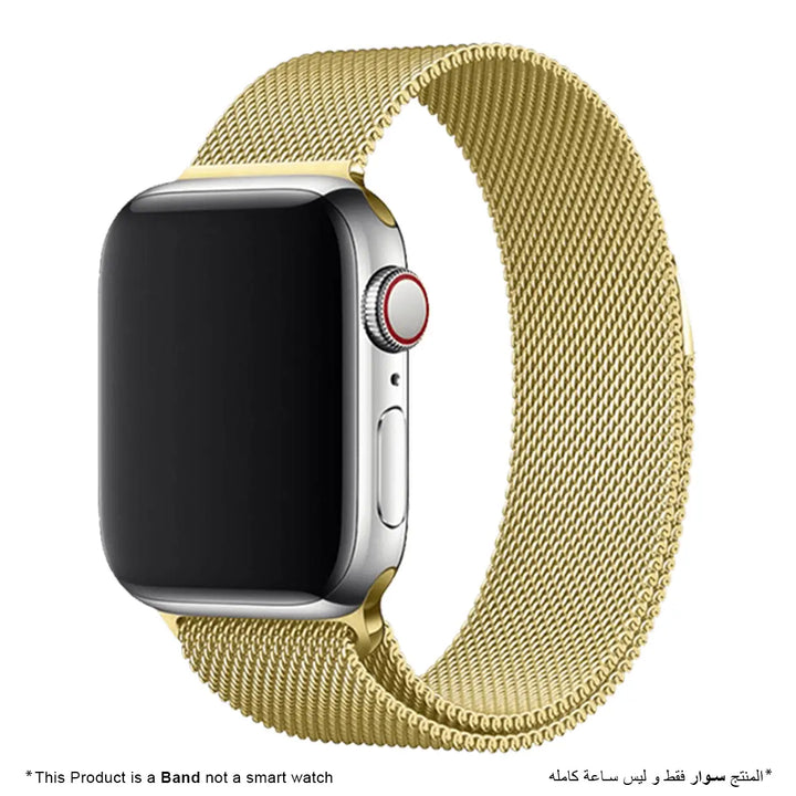 Stainless Steel Strap Band with Magnetic Closure for Apple Watch - iCase Stores