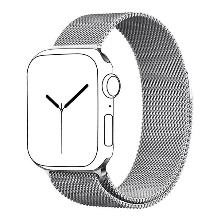 Stainless Steel Strap Band with Magnetic Closure for Apple Watch - iCase Stores