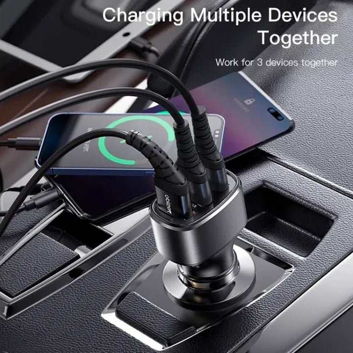 Yesido 3 USB Car Charger 42W (Max) - iCase Stores