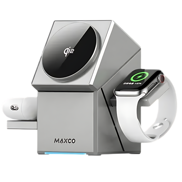 Maxco Geometry 3 in 1 MagSafe Wireless Charger