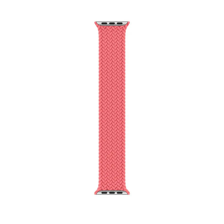 Woven Braided Solo Loop For Apple Watch - Pink - iCase Stores