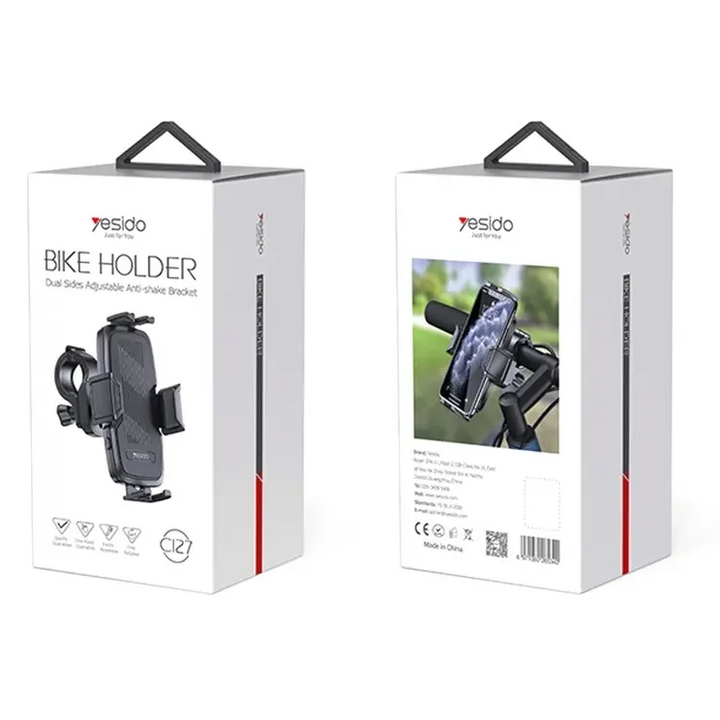 Yesido Touch Lock Bike Handlebar Phone Mount Tool-Free Installation - iCase Stores