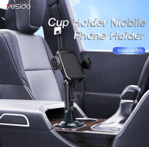 Yesido 360° Degrees Rotating Car Cup Holder Using Phone Bracket - iCase Stores