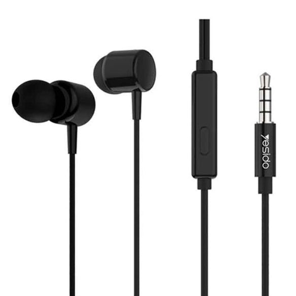 Yesido Stereo Bass Wired Earphones with Microphone - iCase Stores