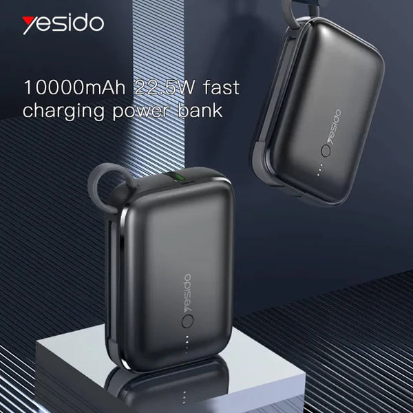 Yesido Supper Mini Power Bank Fast Charging 10000mAh - iCase Stores