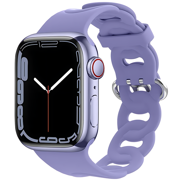 Ring Soft Silicone Strap with Secure Buckle for Apple Watch - iCase Stores