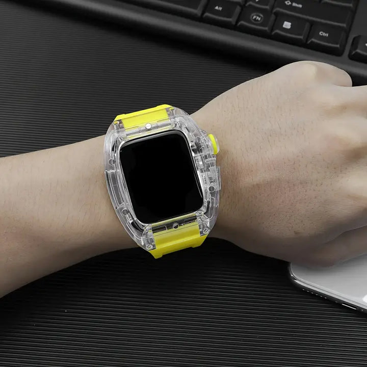 Luxury Modification Kit & Transparent Case for Apple Watch - iCase Stores