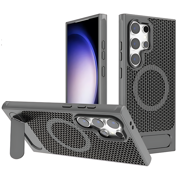 Grid Bracket Magnetic Case for Samsung