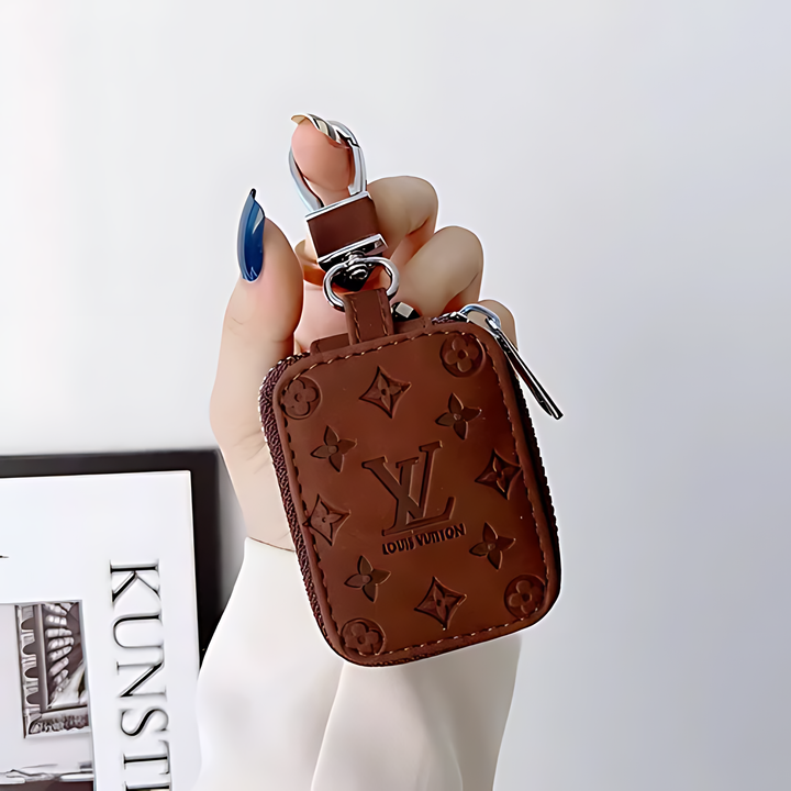 LV Solid Leather AirPods Case - iCase Stores