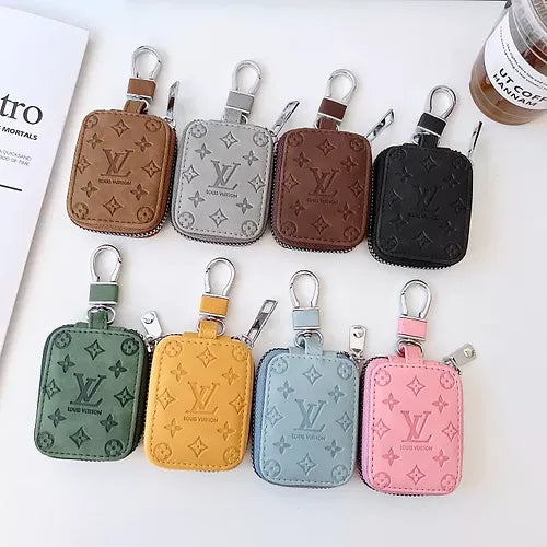 LV Solid Leather AirPods Case - iCase Stores