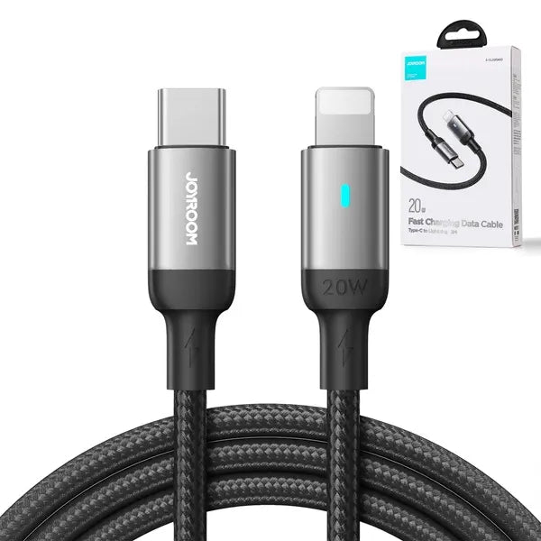 Joyroom Fast Charging Data Cable USB-C to Lightning 20W / 3m - iCase Stores