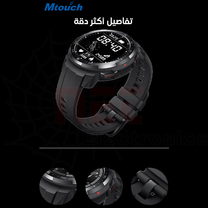 Mtouch Smart Watch GT30 Pro Charcoal Black - iCase Stores