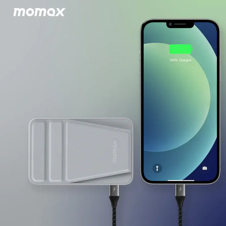 Momax Magnetic Wireless Charging Power Bank with Stand 5000mAh / 20W - iCase Stores