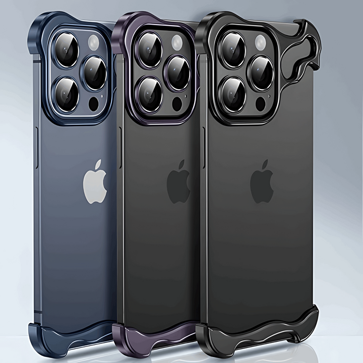 Aluminum Alloy Bumper Case with Lens Protector - iCase Stores