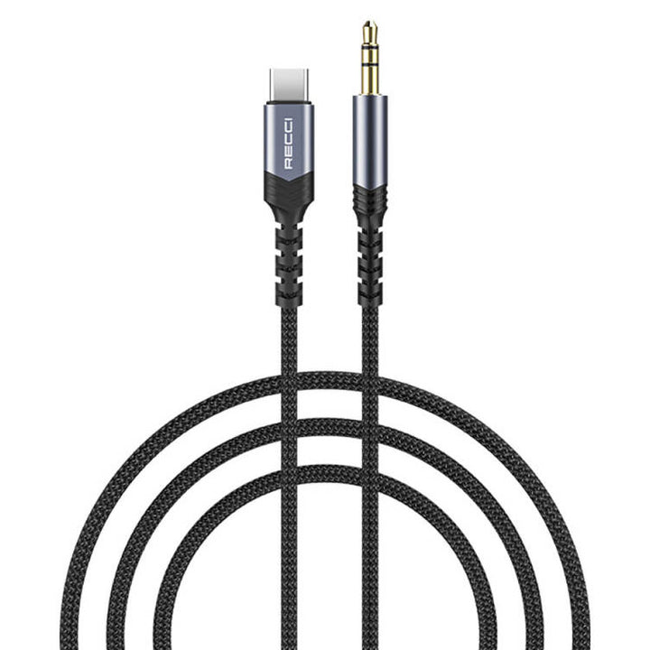 Recci Type-C to 3.5mm AUX Audio Cable - iCase Stores