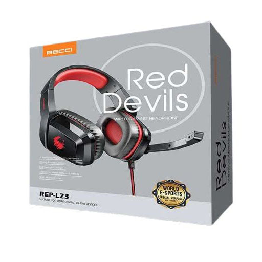 Recci Red Devils Gaming HeadPhone - iCase Stores