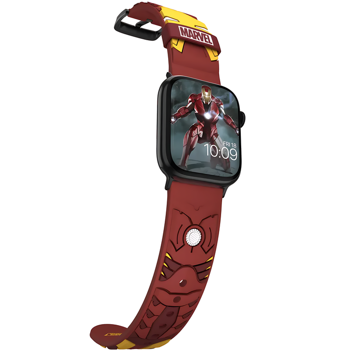 Marvel Iron Man Stark Industries Mark Armor 3D Strap For Apple Watch - iCase Stores