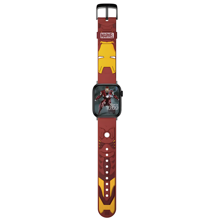 Marvel Iron Man Stark Industries Mark Armor 3D Strap For Apple Watch - iCase Stores