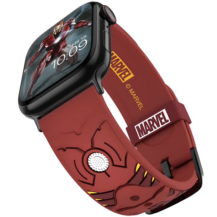 Marvel Iron Man Stark Industries Mark Armor 3D Strap For Apple Watch - iCase Stores