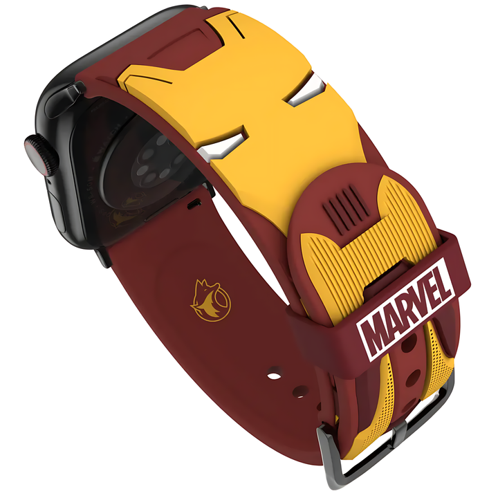 Marvel Iron Man Stark Industries Mark Armor 3D Strap For Apple Watch - iCase Stores