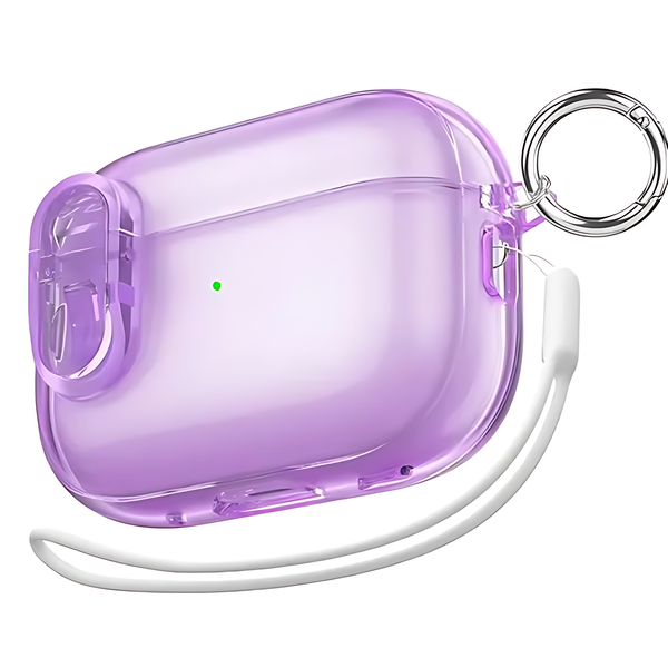 Transparent Shockproof AirPods Case With Secure Lock