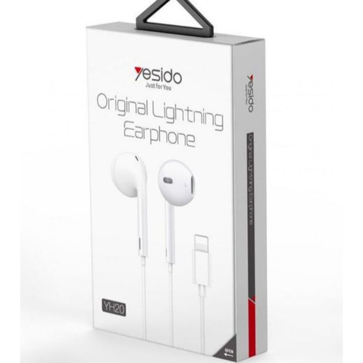 Yesido Original Lightning Earphones Hands Free - iCase Stores