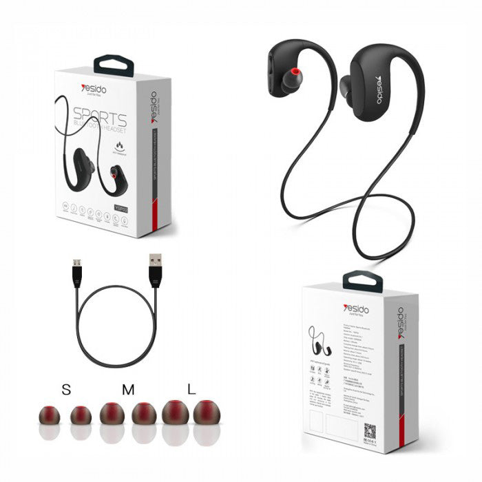 Yesido Sports Bluetooth Headset Eargonomic Design - iCase Stores