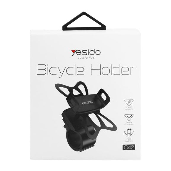 Yesido Bike Bicycle Motorcycle Mobile Phone Holder Mount Universal 360 Degree Adjustable Rotation - iCase Stores